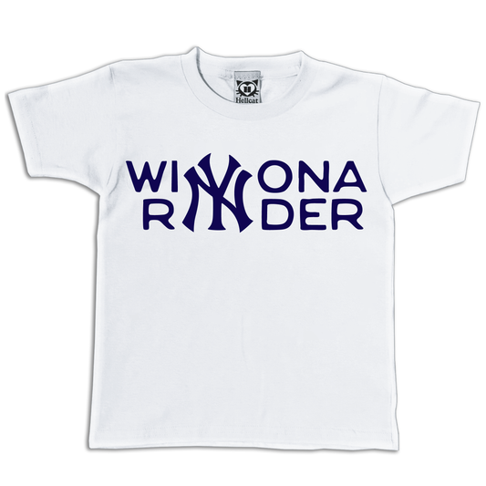 Winona Ryder Yankees Baby Tee
